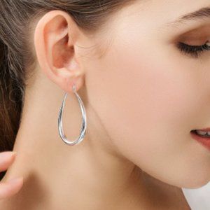 Hoop Earrings - Sterling Silver
